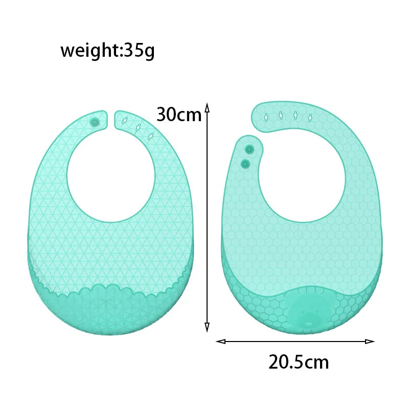 2023 Newborn 0-3 Month Baby Bibs Super Soft Easy Clean Baby Silicone Bibs Banana