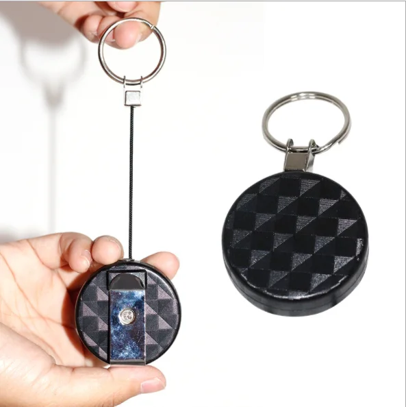 Горячая продажа на заказ металлические ID карты рулеткой выдвижной держатель чехла для бейджа ID Знак Выдвижной