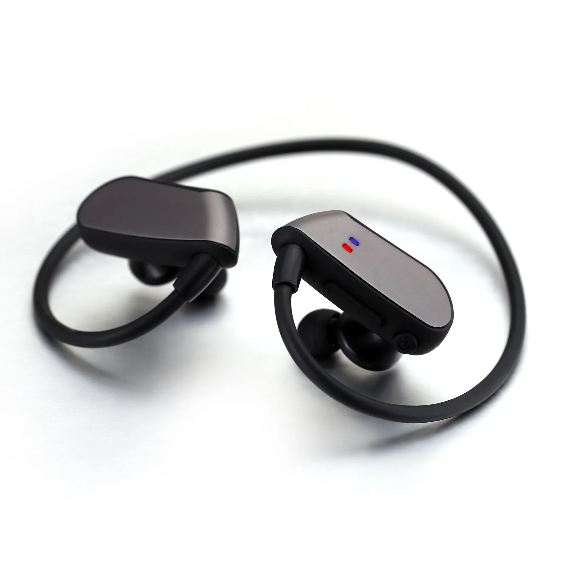 Audio Sports Stereo IPX8 Swimming waterproof BT Wireless earphone MP3 Musi Player