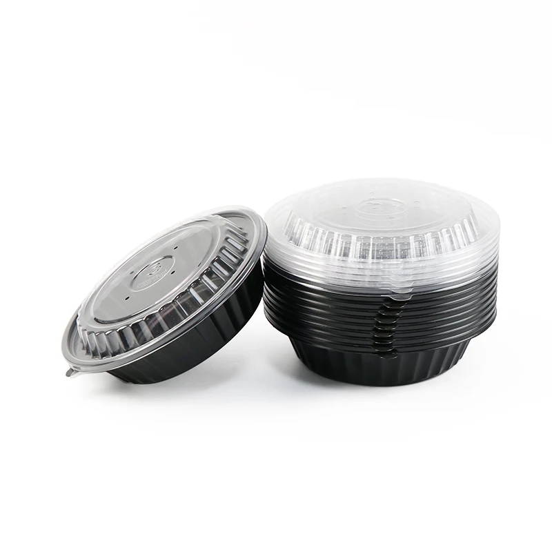 Retort-able Microwavable Eco-friendly Take Out Containers, Disposable Food Trays With Lids, Retort Plastic PP Tray for Noodles
