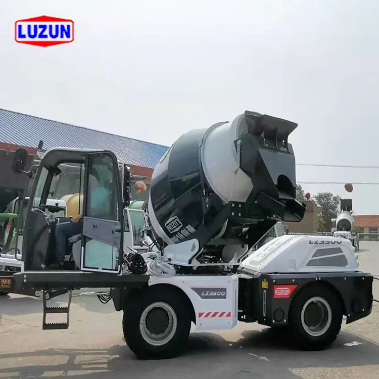 Self Loading Cement Mixer Truck Concrete Mixing LZ3500R