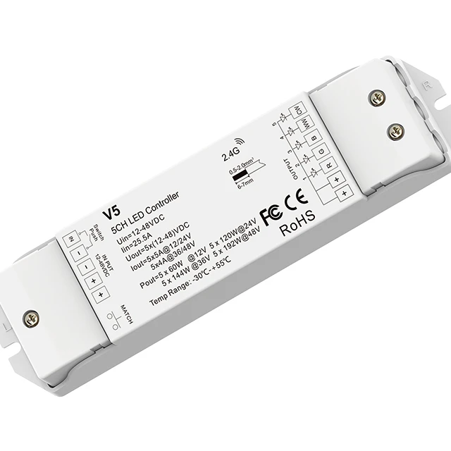 Контроллер V5 RF RGB + CCT