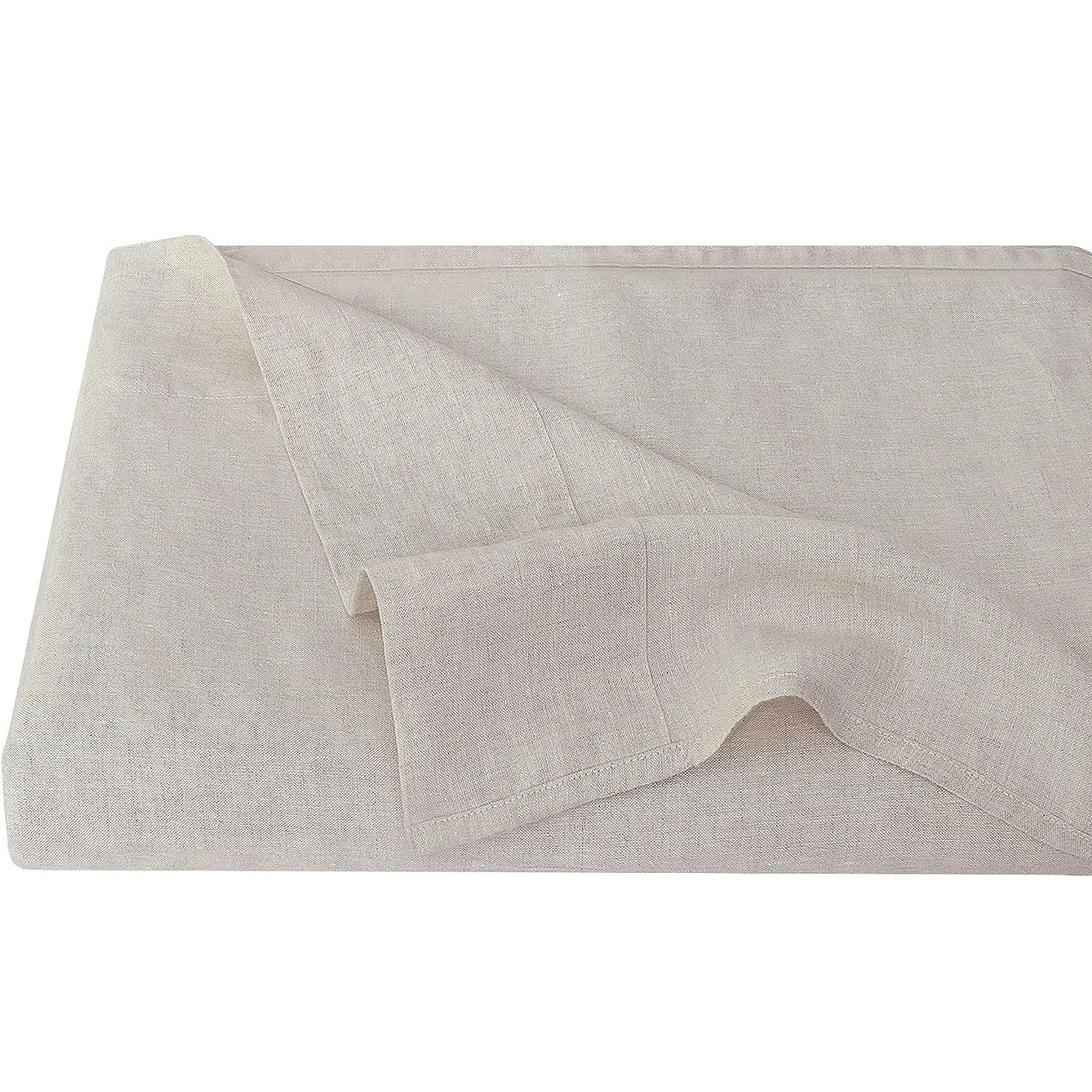 OEKO-TEX Flax linen duvet cover with hemp flat sheet pillowcase 100% French flax white linen bedding set