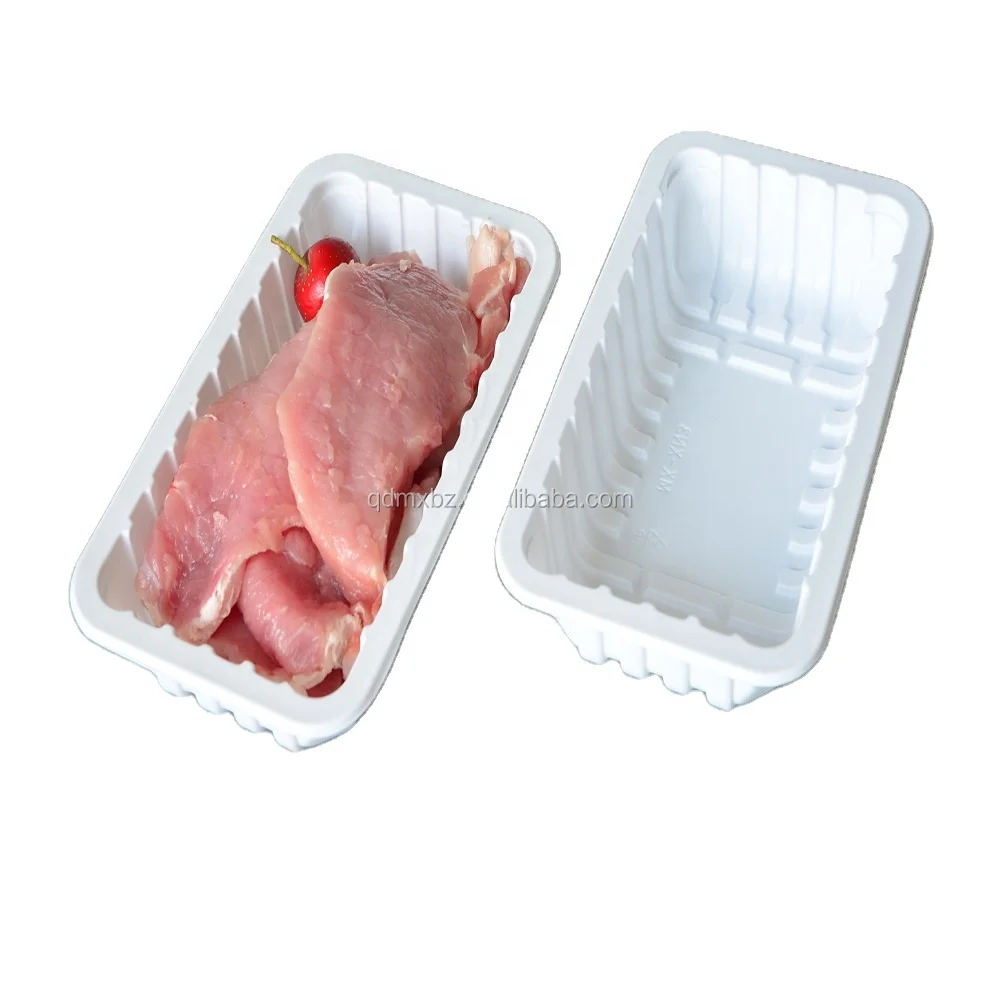wholesale PP Plastic Fish Meat Disposable Frozen Food Tray