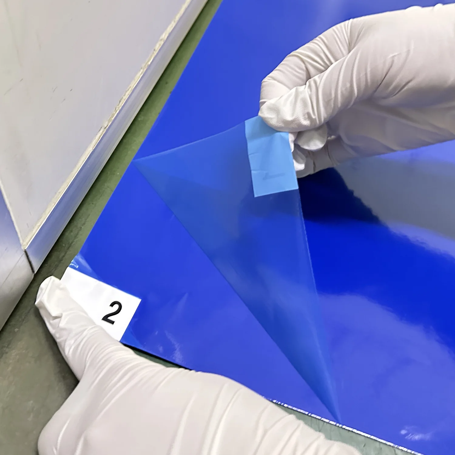 26*45 Inch Disposable 30 Layers blue tacky mat dust free cleanroom sticky floor mats for construction
