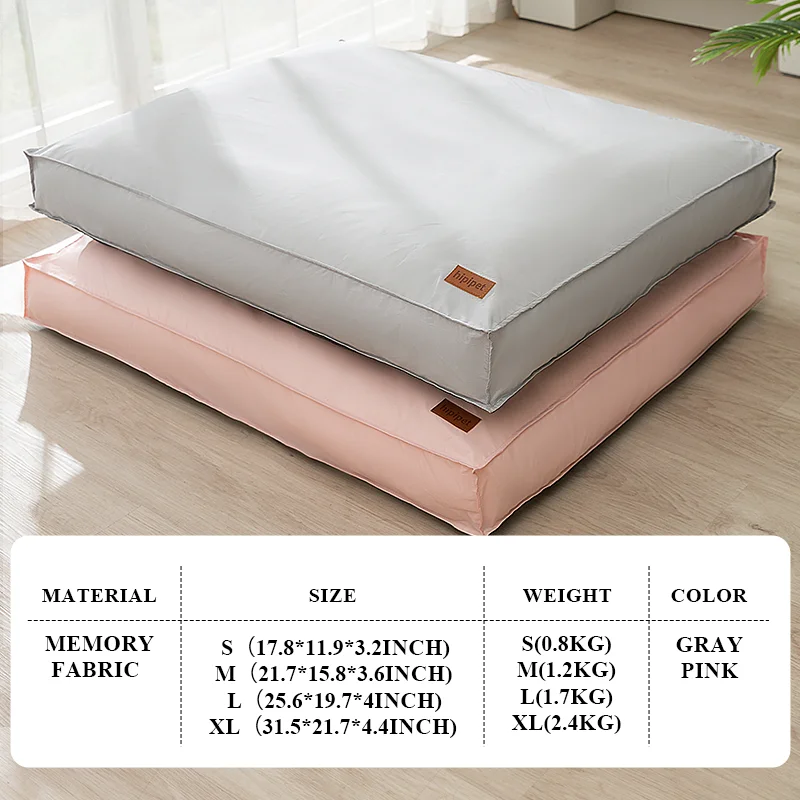 Wholesale Manufacturer All Season Washable Luxury Orthopedic Medium Dog Cat Cushion Pet Bed