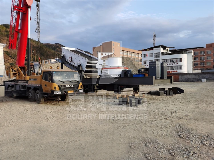 Portable Aggregate Plants Mobile Crusher For Making Sand And Gravel