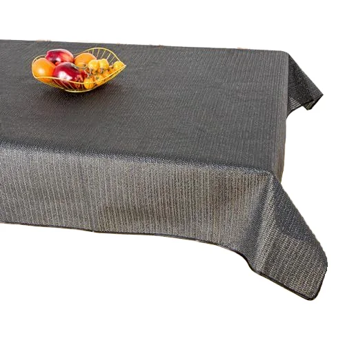 Eco-Friendly PVC Garden Table Cloth for Outdoor & Indoor Use Classic Round Oval & Square Fringe Wedding Home Use