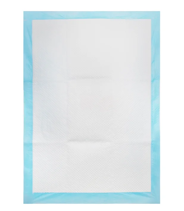 
Disposable hospital use super absorbent underpad for beds 