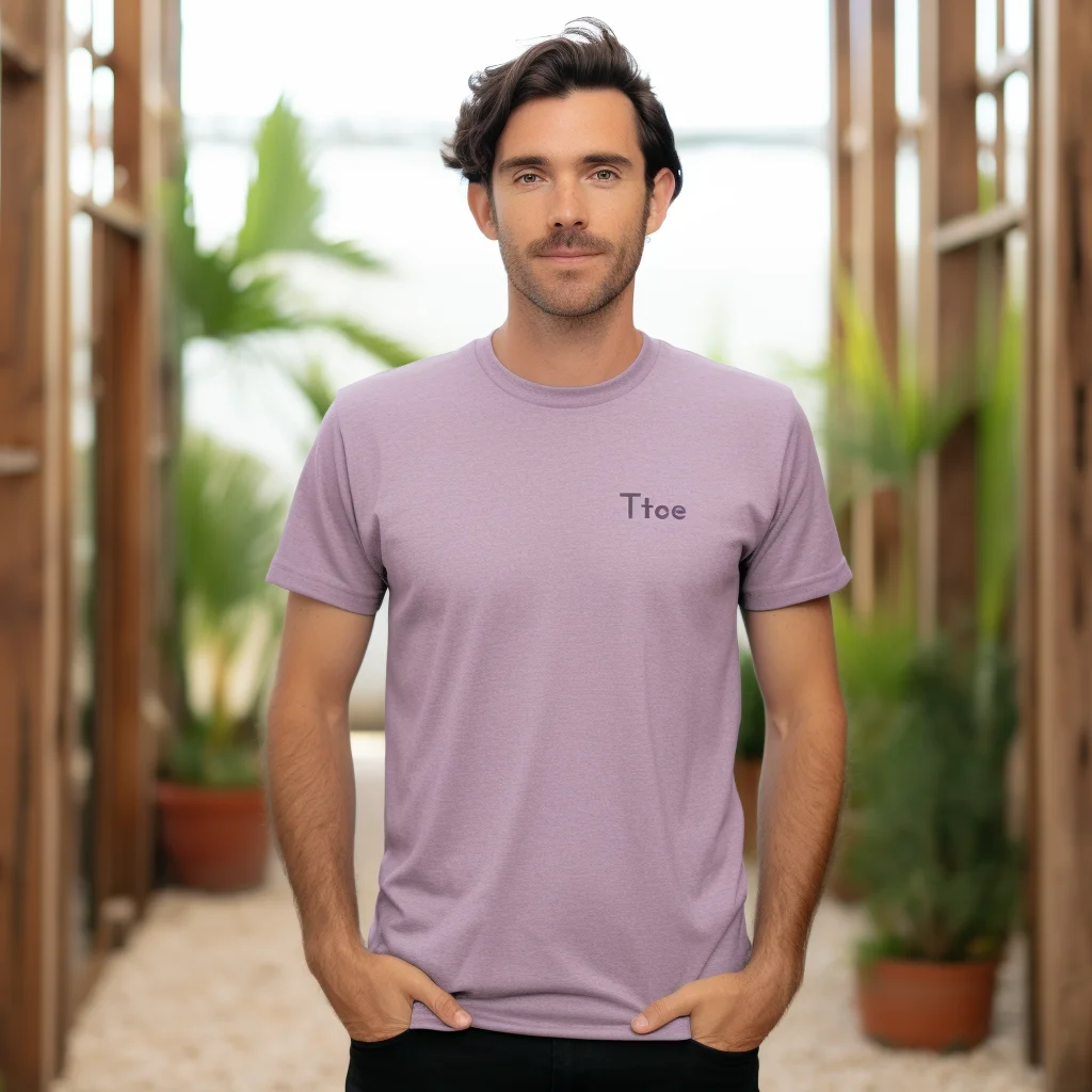 65 polyester 35 cotton custom logo t shirt