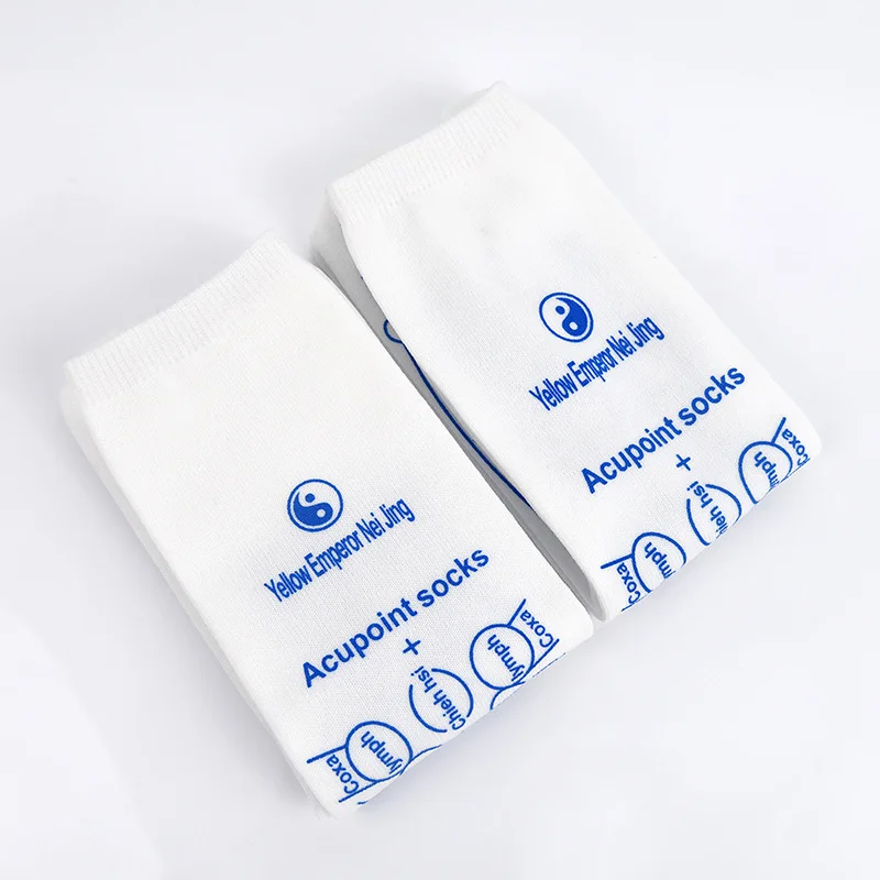Digital Acupuncture Points Socks Warp Socks Magical Meridian Socks English Version Healthy and Interesting