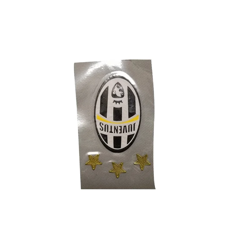 foil gold silver 3d tpu silicone sport heat transfer label sticker for garment hat glove jeans