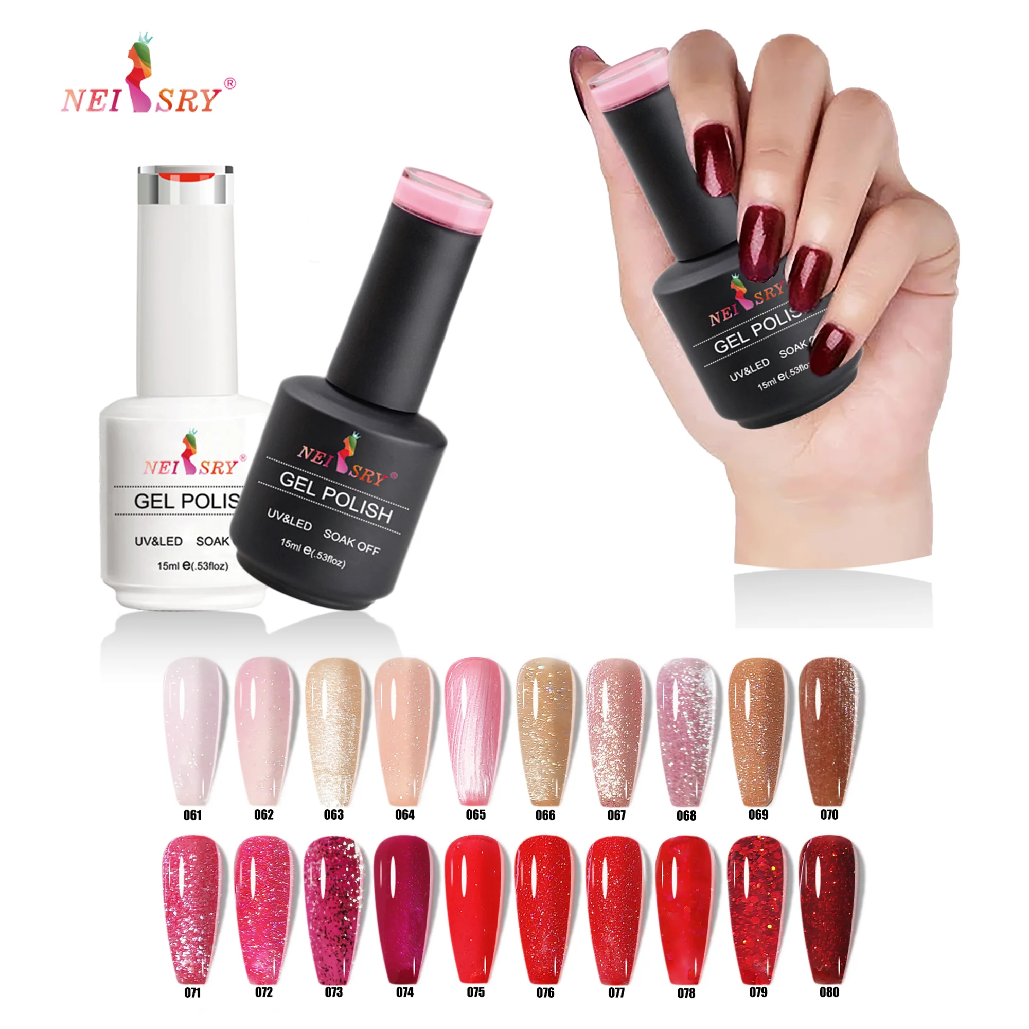 Members Only NonToxic Clean Color Nail Polish UV Gel Crystal Cat Eye Gel Polish NonToxic Cream Gel Polish