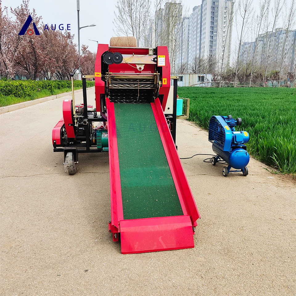 Silage Baler And Wrapper for Sale Silage Baler 4-6 Tph Advanced Silage Packing Machine  for Animal Feed