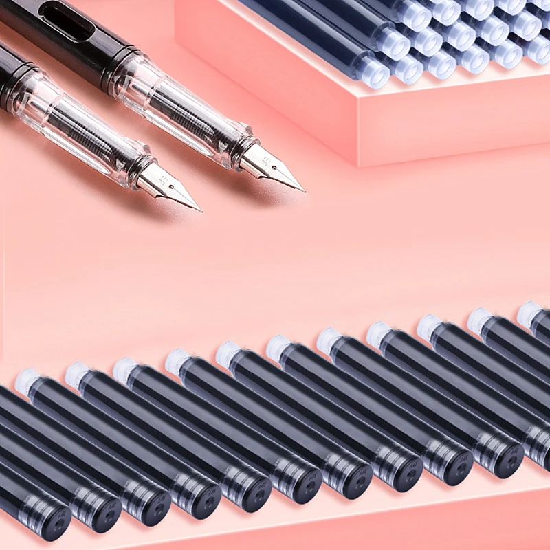 
Blue Black Red Refillable Cartridges Fountain Pen Refillable Ink 