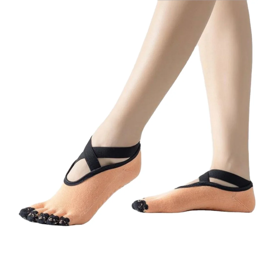 Поставка с фабрики Новый Стиль Хлопок противоскользящие мягкие подошвы танцевальные балетные Пилатес Sox Пользовательские носки женские хлопковые для