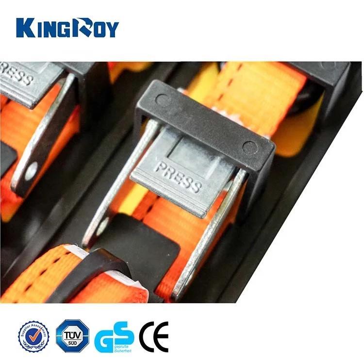 KingRoy, 1 дюйм, разные ремни с завязками, пряжка с логотипом, трещотка, ремешок с завязкой, черный s-образный крючок