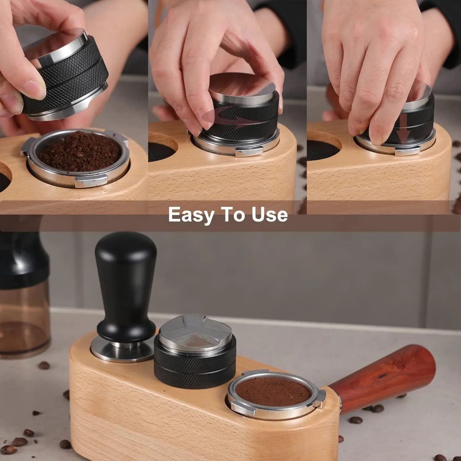 Распределитель кофе 53 мм с двойной головкой подходит для регулируемой глубины рук эспрессо