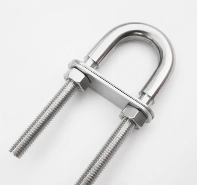 U-образный болт из нержавеющей стали с тормозной пластиной