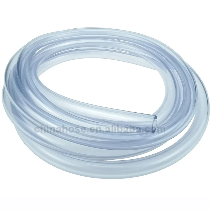 CNJG Food Grade Transparent Flexible PVC Water Plastic Tube Non-Toxic Transparent PVC Vinyl Tubing Soft Liquid PVC Level Hose