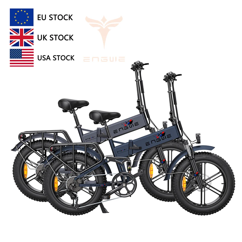 EU US Warehouse 2023 ENGWE PRO latest High speed off rode 120KM max 48V 20 inch fat tire 750W Fat Tire Folding Electric Bike