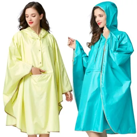 customized logo high quality rain poncho poncho for women rain