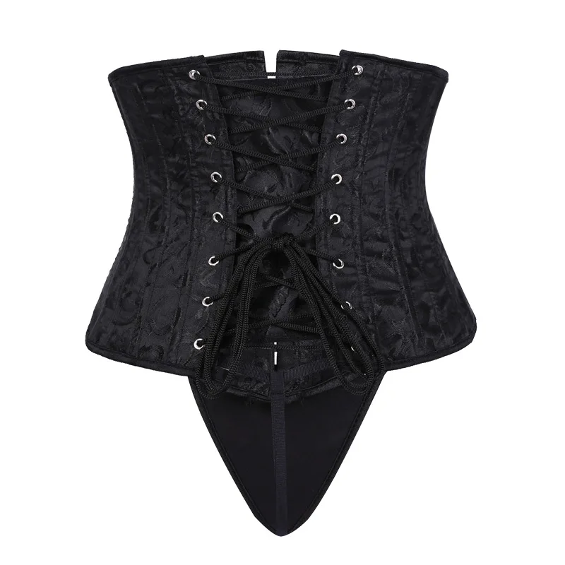 Четыре пряжки талии уплотнение жаккард короткая сталь усиленный луч талии послеродовой костюм живот