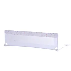 Easy Foldable Child Safety Baby Bed Rail Barrier Fence Bed Side Barrier Guard For Kids Red Baby Bed Fence