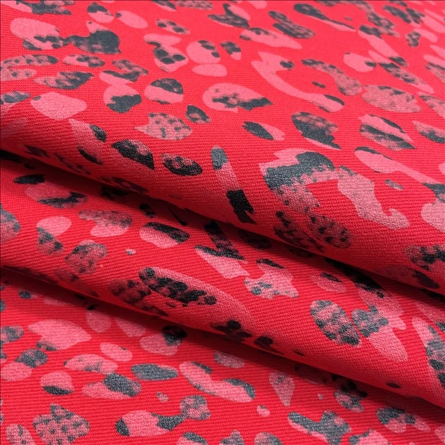 Stretch Woven Custom Print Spandex Nylon Rayon Viscose High Waist Tight Leggings Pants Fabric