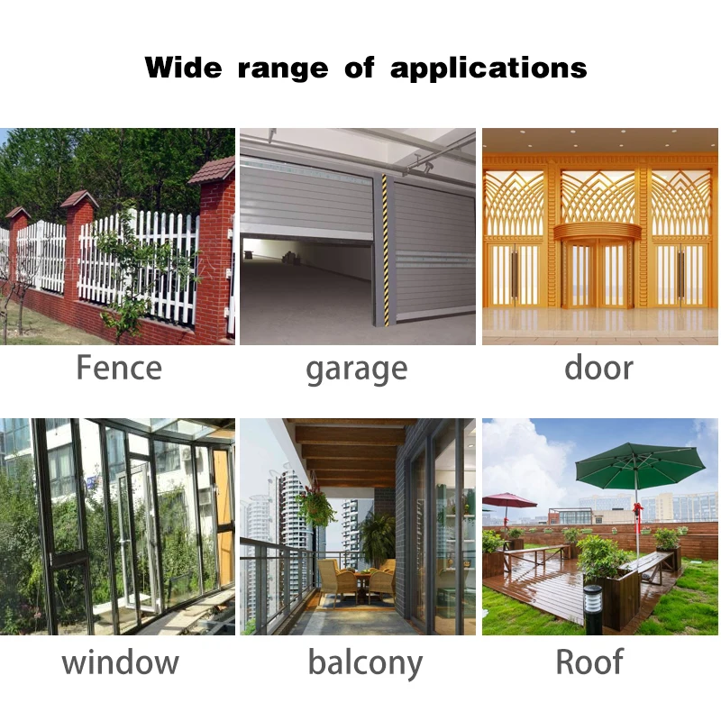 YET611RI auto optical proximity led motion position door alarm sensors light smart 433 mhz ir ac remote control