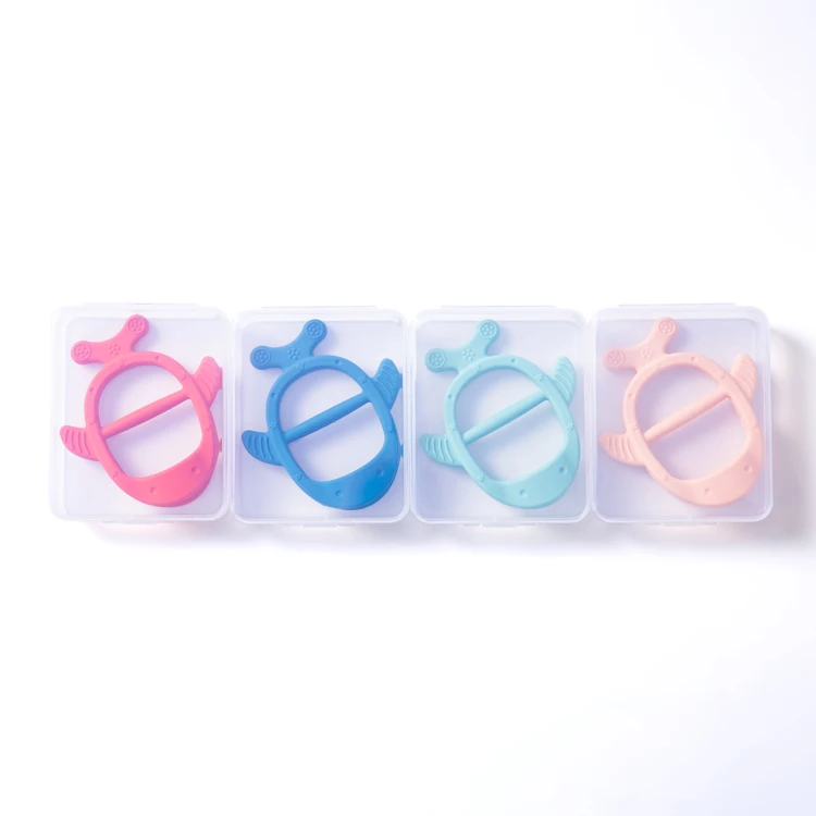 Детский Прорезыватель для зубов из мягкого силикона, не содержит Бисфенол А