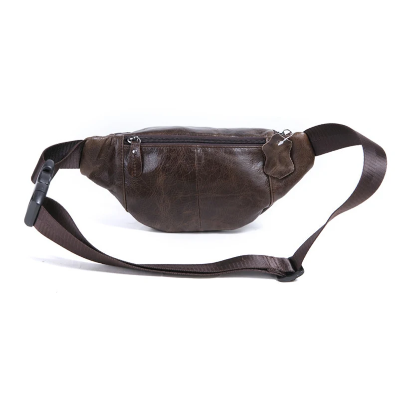Men Waist Leather Bag Real Leather Bags, Waist Belt Bag Leather Coin Purse Custom