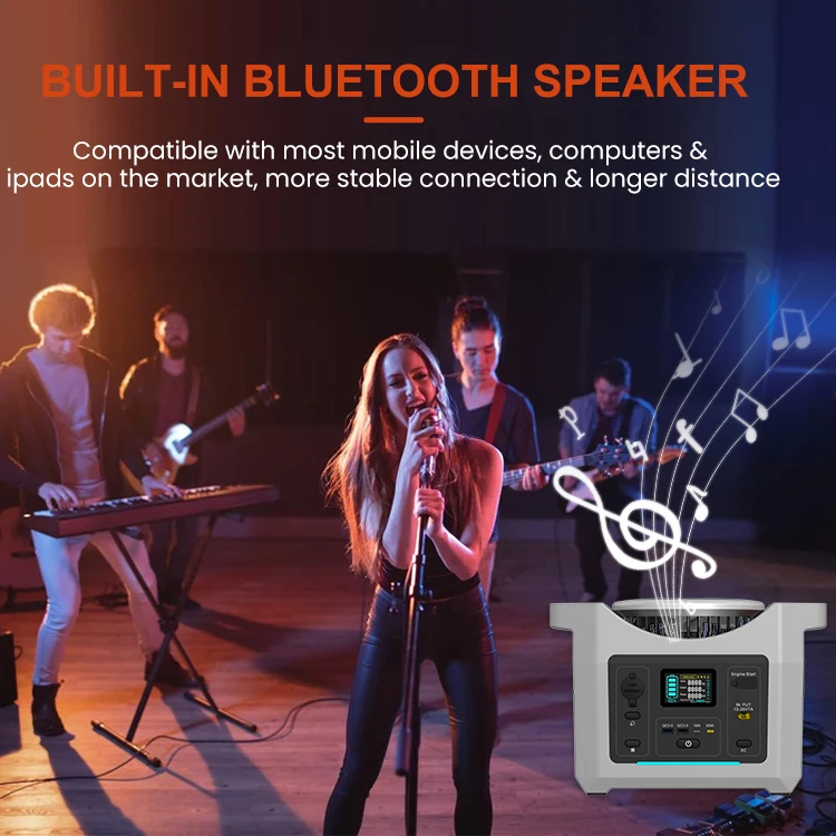 Esun 1200w Pure Sine Wave Power Station Dc 12v To Ac 2 Mini Electric Portable Power Generators For Camping