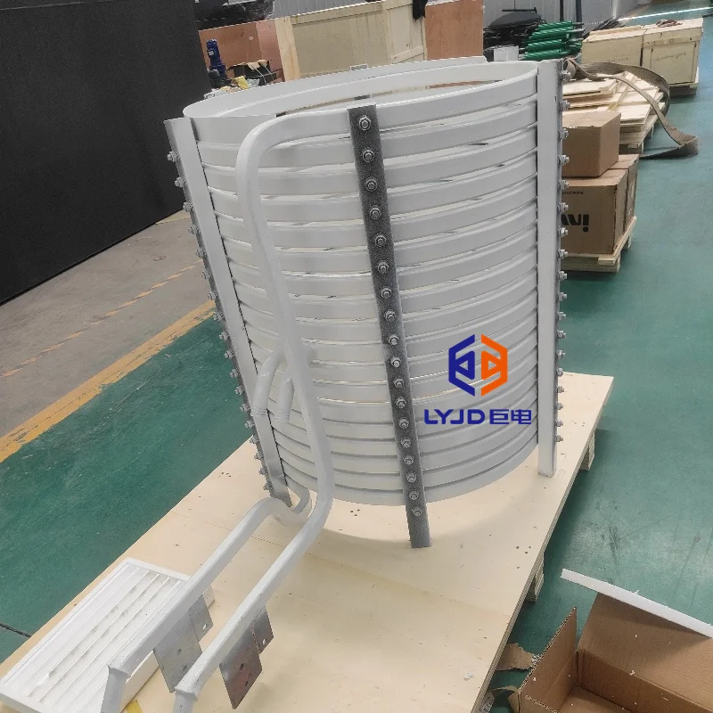 industrial electricity inductance coil for 6Ton medium frequency induction melting furnace