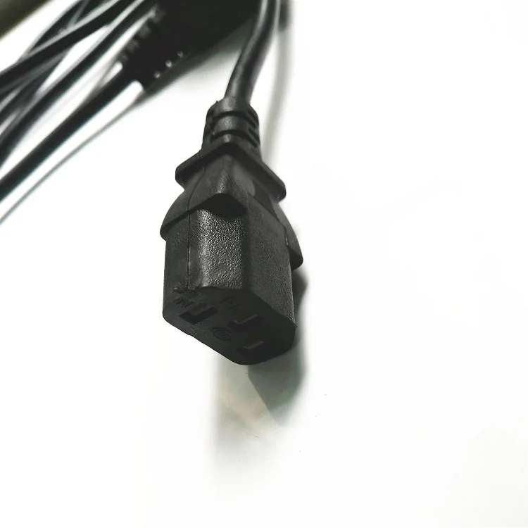 
European standard EU 2Pin Power Cable plug to IEC320 C13 C15 AC 10A/6A 250V Lead 3Pin cable power extension cord 
