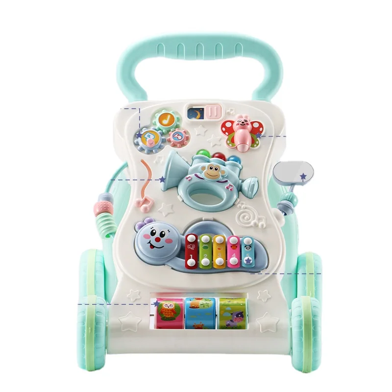 
Multiple Functions Learning Walking Correcting Legs Step With Xylophone And Variety Accessories Baby Walker Toys Wholesale 