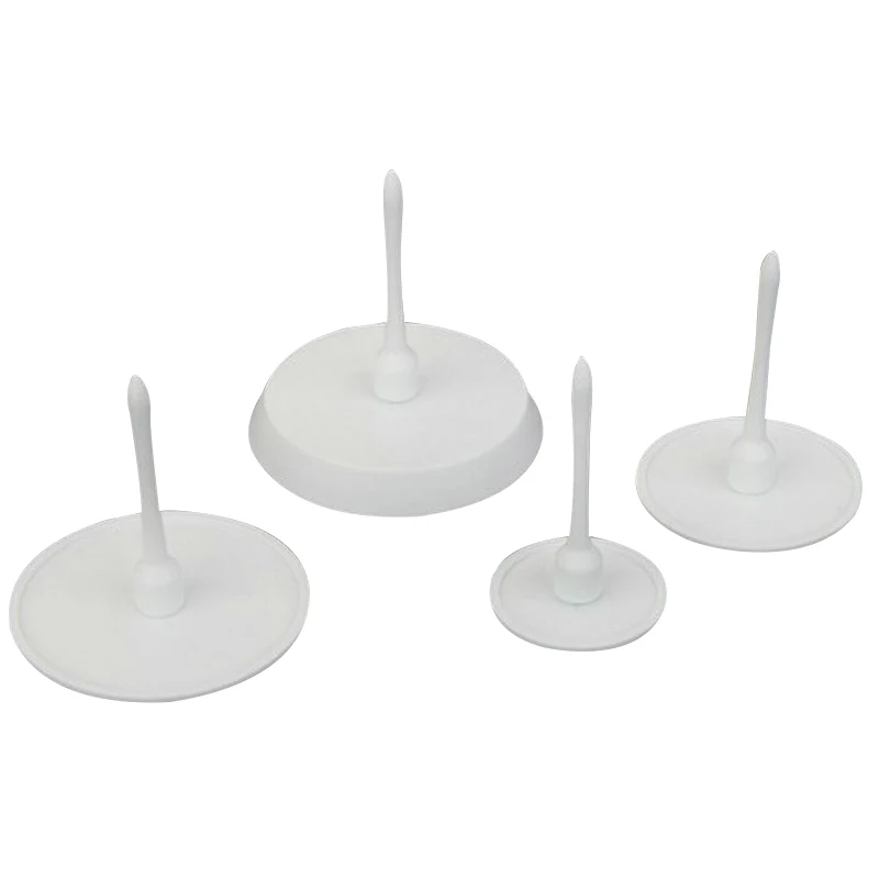 4pcs/set Cake Flower Nails Plastic Piping Nail Plastic Round Shape Cake Decorating Tool Baking Accessories