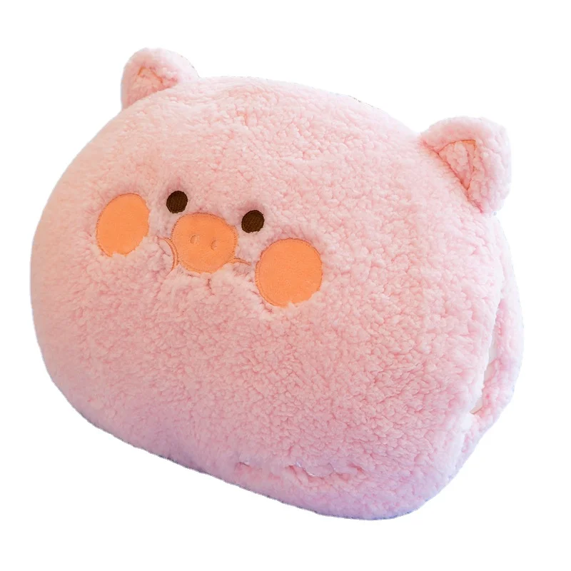 Pig Pillow Rabbit Frog Bedtime Stuffed Lovely Bunny pillow Toy Plush Animal Doll Toys Big Cushion Cover Peluche Gifts For Kids