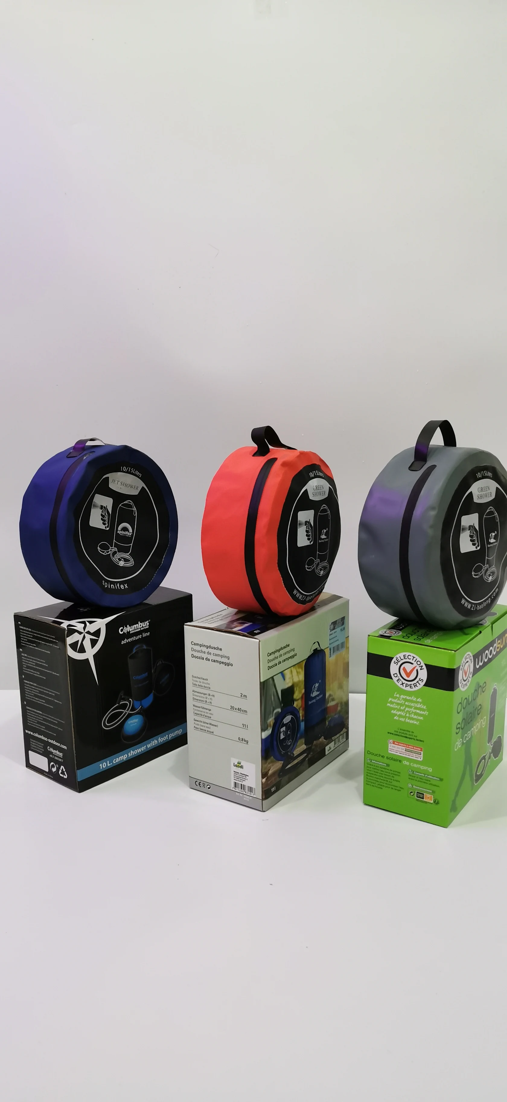 
Factory Product Portable Abrasion Resistant Pressure Solar Shower With Foot Pump Camping Outdoor Use With Pop Up Tent Beach Tent 