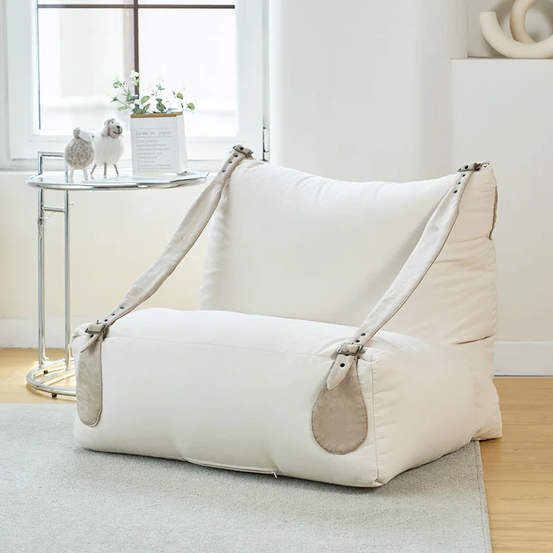 Lazy sofa with suspenders Tatami cushion Japanese sofa balcony bedroom creative chair