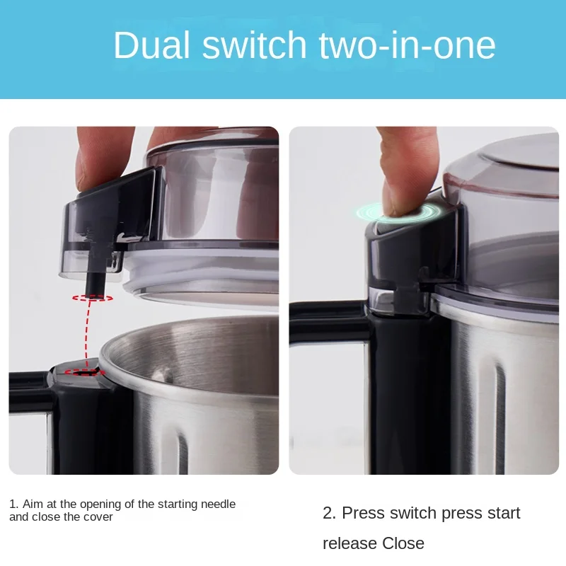 Factory good quality 500ML 250W power coffee Bean grinder electric stainless steel  Seasoning Spice Coffee Grinder Machine