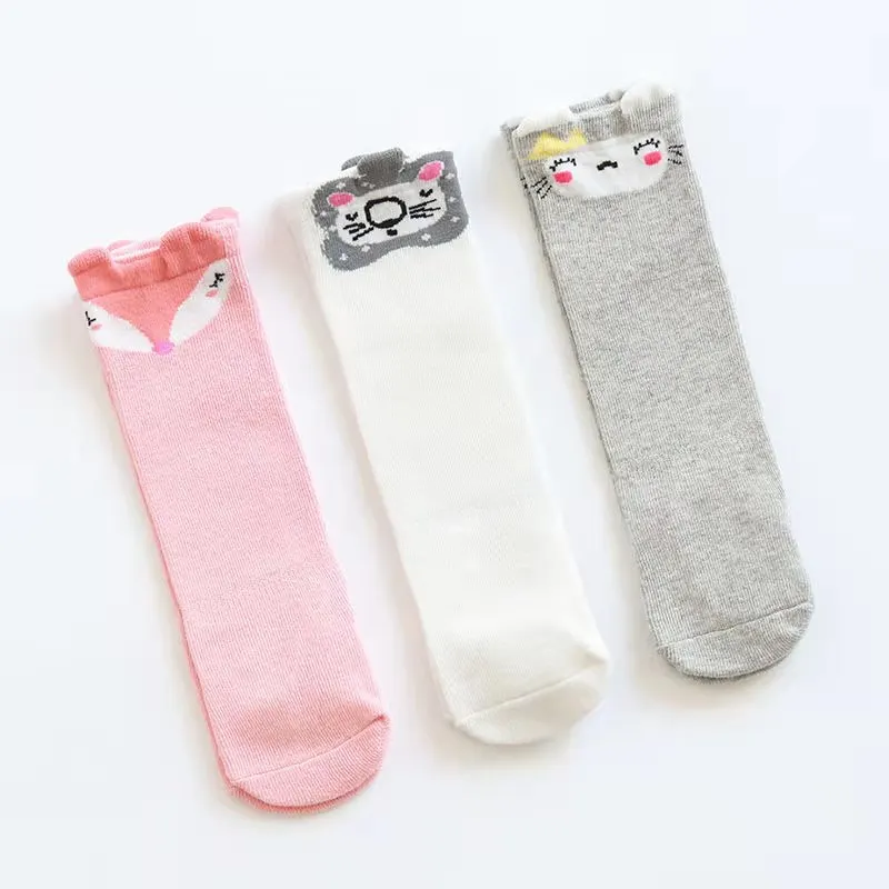 Милые детские хлопковые носки