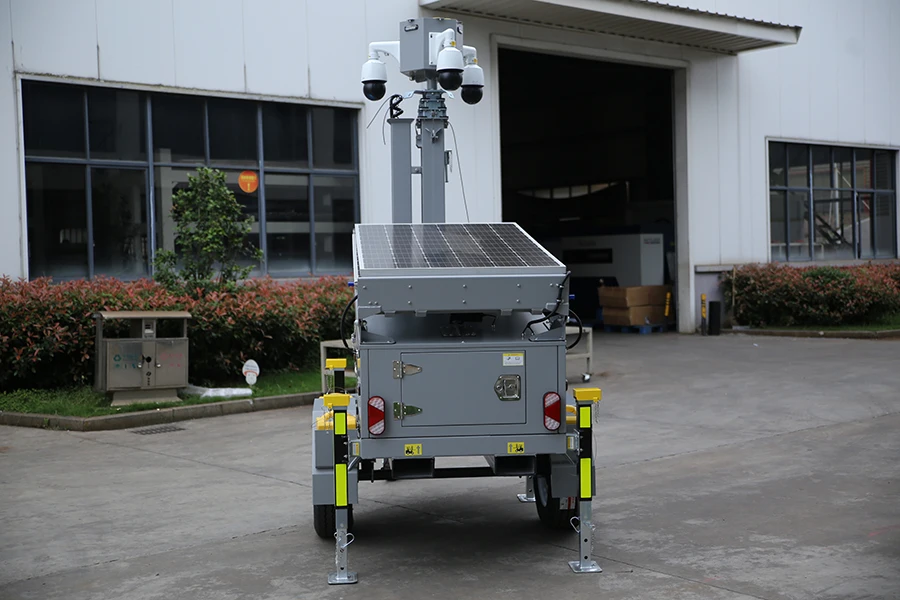 Mobile Solar CCTV Trailer