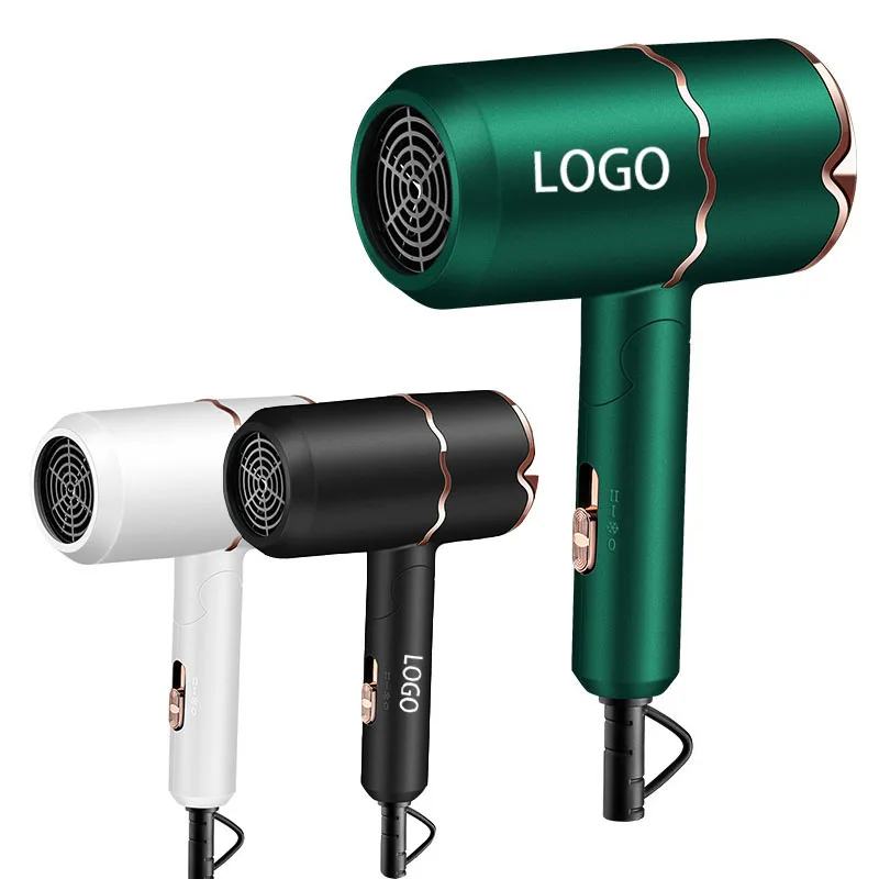 Portable Mini Home Travel Fold Negative Ion Strong Wind Hair Styling Brush One Step Hair Dryer Professional
