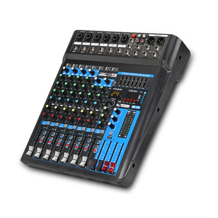Jun nan Manufacturers Wholesale Professional Mixer Audio High Quality Digital Mixer Amplifier  Audio