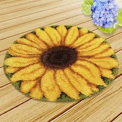 Wholesale carpet embroidery diy for kids mats hook rug, latch making kit