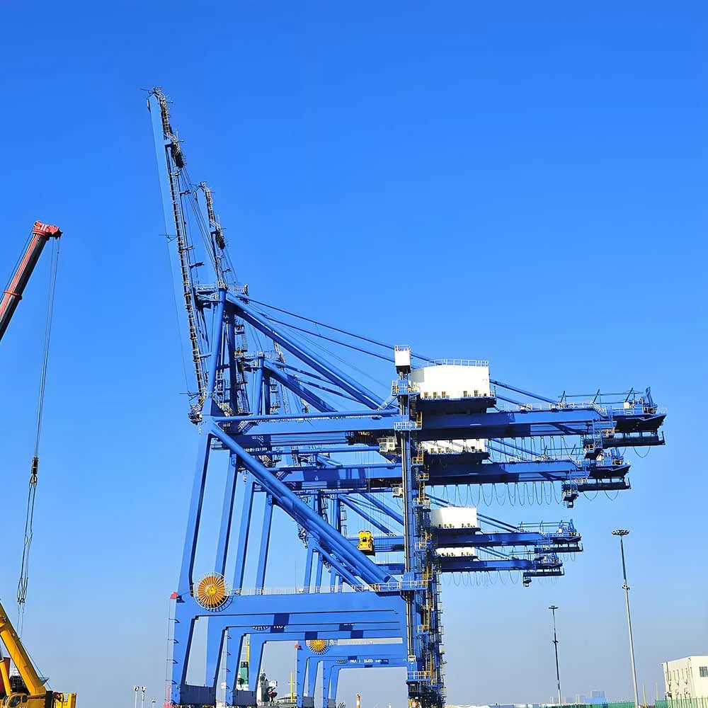 55 Ton Ship To Shore Double Trolley STS Quayside Container Lifting Crane Quay Offshore Crane Price