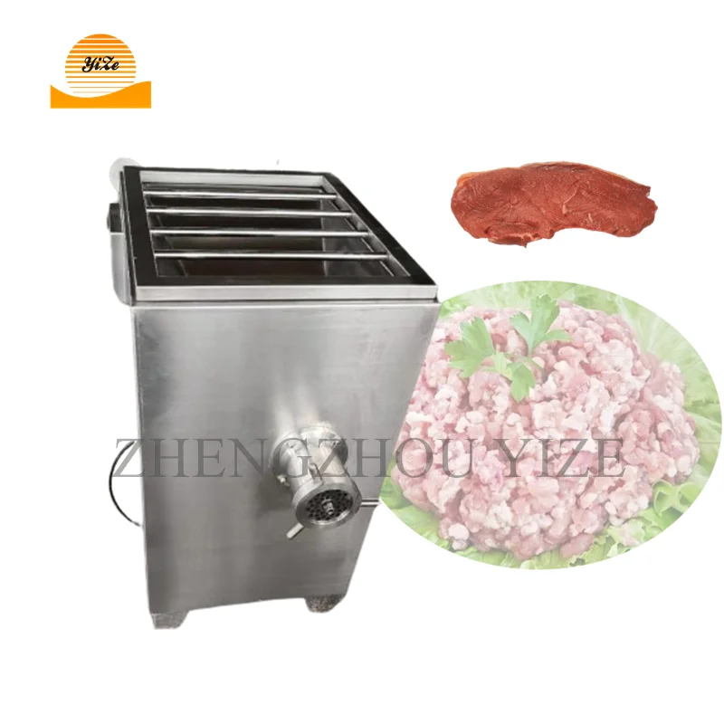 Full Automatic Chicken Beef Meat Grinding Chopping Machine Professional Meat Grinder Blade Mincer Electric Meat Grinder