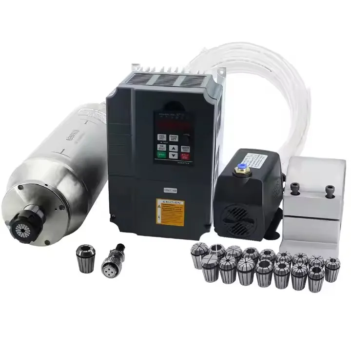 ER11 round spindle motors cnc small bldc motor 500w 57mm spindle motor air cooled