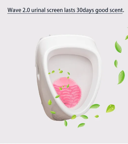 Long Bristles Deodorizer Anti-splash Fragrance Wave 2.0 Urinal Screen Air Freshener For Bathrooms